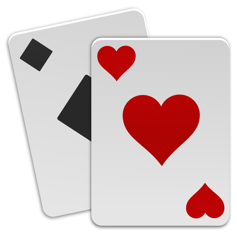 800x800 Heart Clipart Playing Card