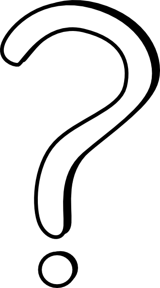330x595 Question Mark Outline Clip Art