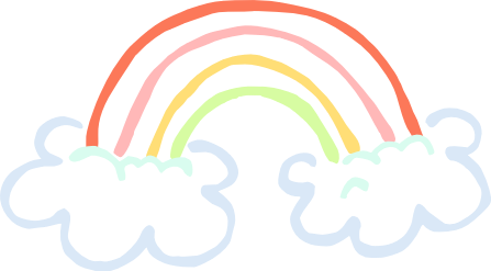 447x247 Free Clip Art Rainbows Clipart Image
