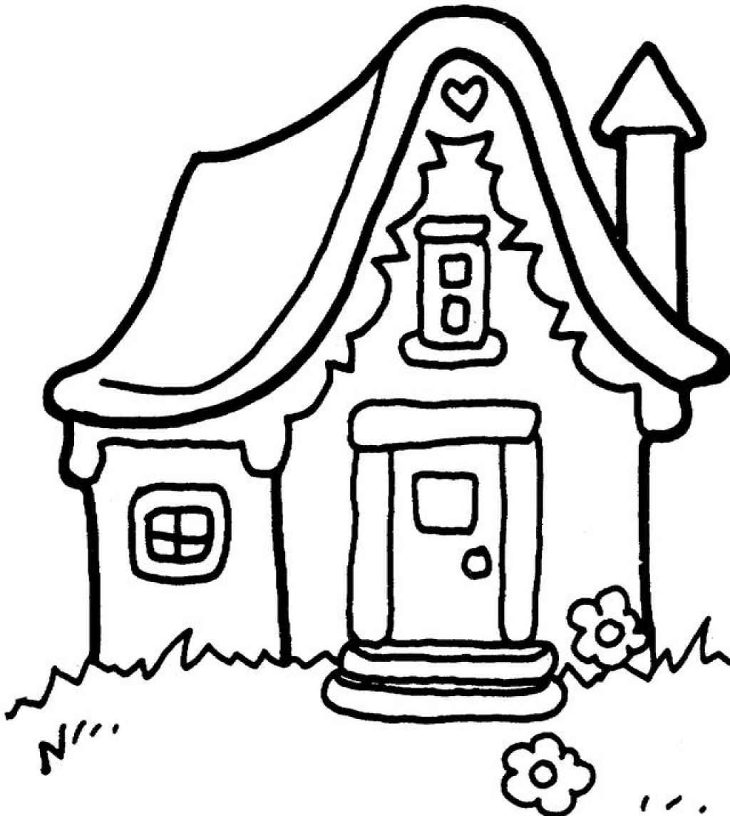 1024x1144 Top Houses Coloring Pages 13