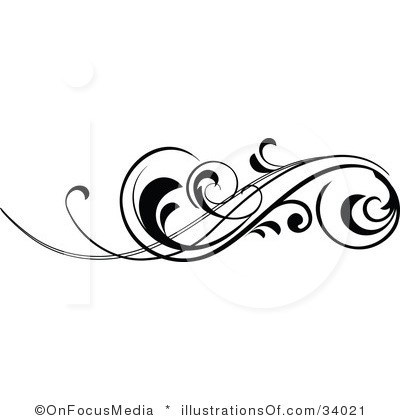400x420 Decorative Scrolls Clip Art Free