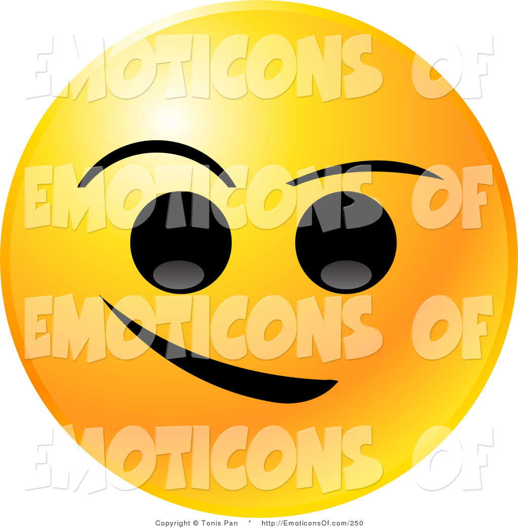 1024x1044 Clip Art Vector Of A Yellow Emoticon Smiling Face With Big Black