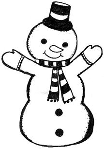 215x306 Free Snowman Clipart Borders Images