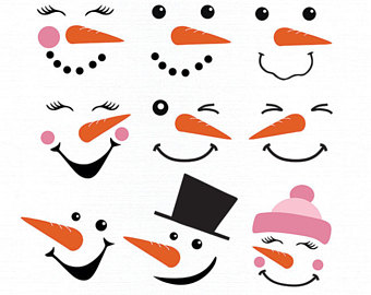 340x270 Snowman Faces Etsy