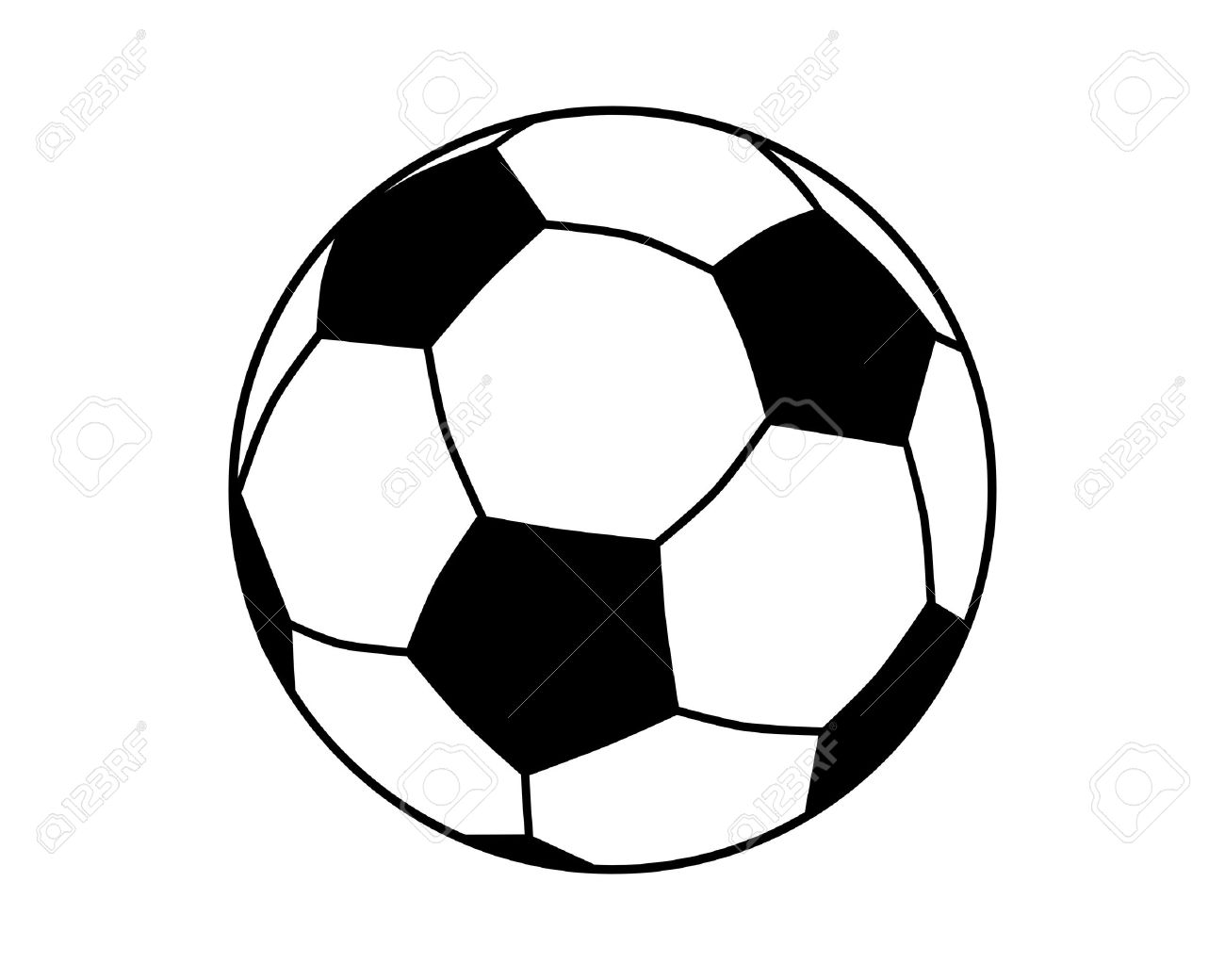1300x1040 Soccer Ball Royalty Free Cliparts, Vectors, And Stock Illustration