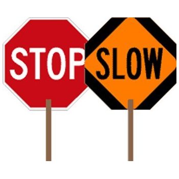 350x350 Stop Sign Two Sided Decoration Themed Classroom