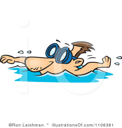 400x420 Swimming Clipart Man Swimming