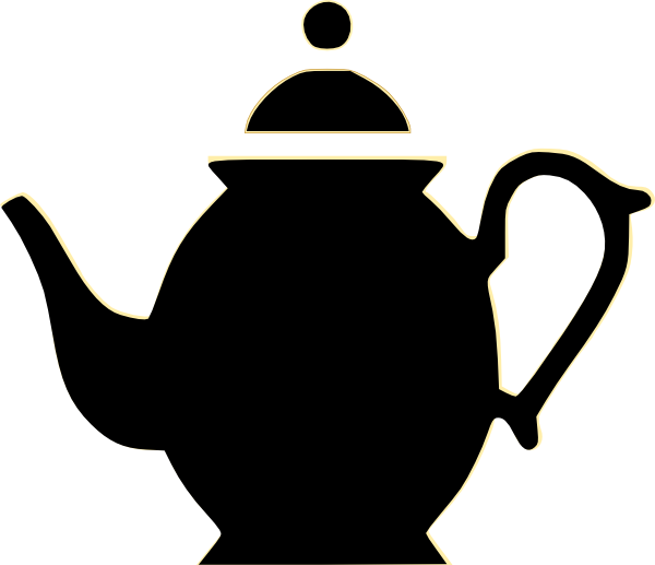 600x517 Teapot Clip Art Outline Free Clipart Images 2