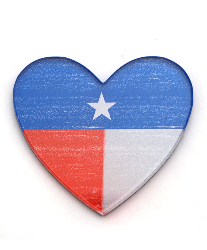 720x868 Flag Heart Magnet