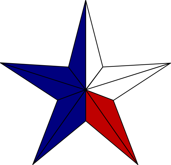 600x580 Star, Texas Clip Art