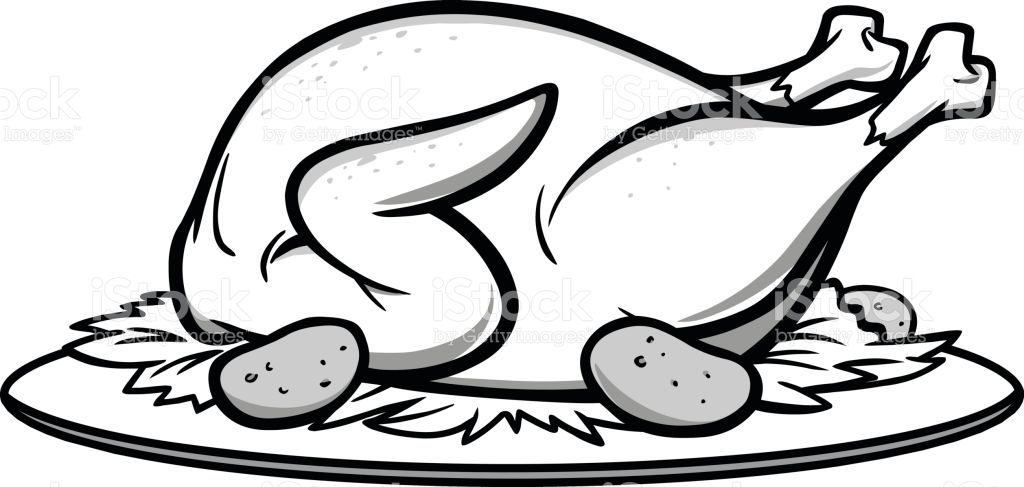 1024x487 Roast Clipart Thanksgiving Dinner