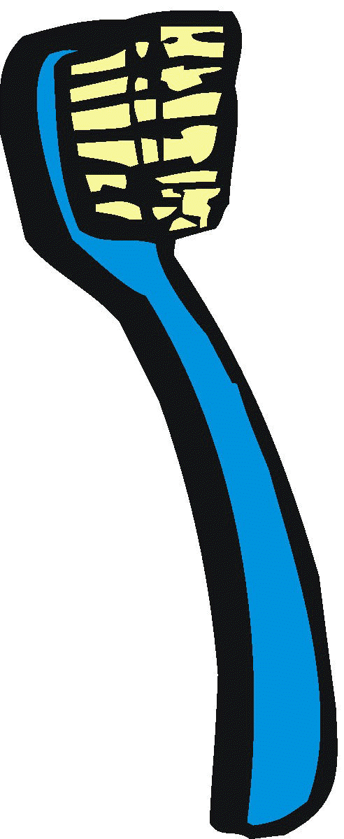 492x1200 Toothbrush Clipart Black And White Free 3