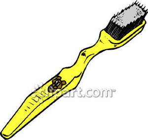 300x285 Yellow Toothbrush