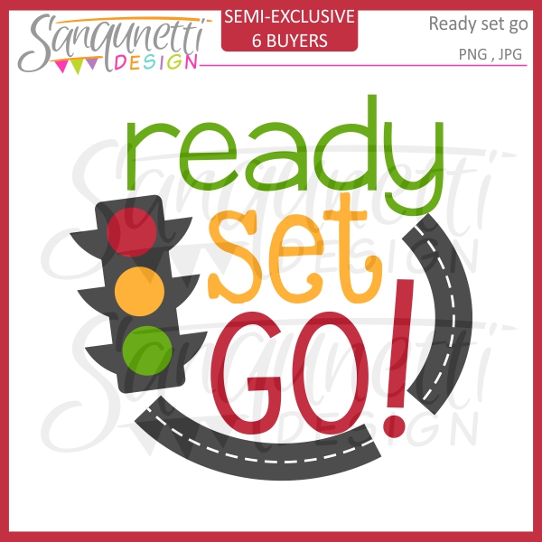 600x600 Sanqunetti Design Ready Set Go Clipart Transportation