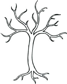 236x295 Leafless Tree Clip Art