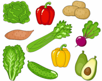 340x270 Vegetables Clip Art Etsy