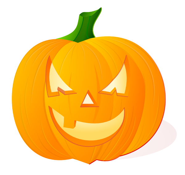 600x570 Free Halloween Pumpkins Clipart