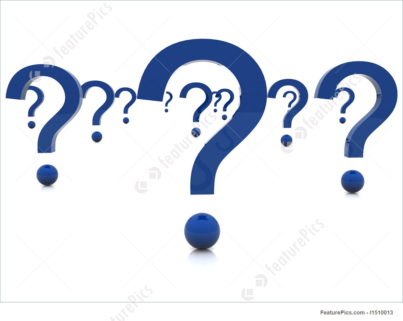 1300x1035 Illustration Of 3d Question Marks