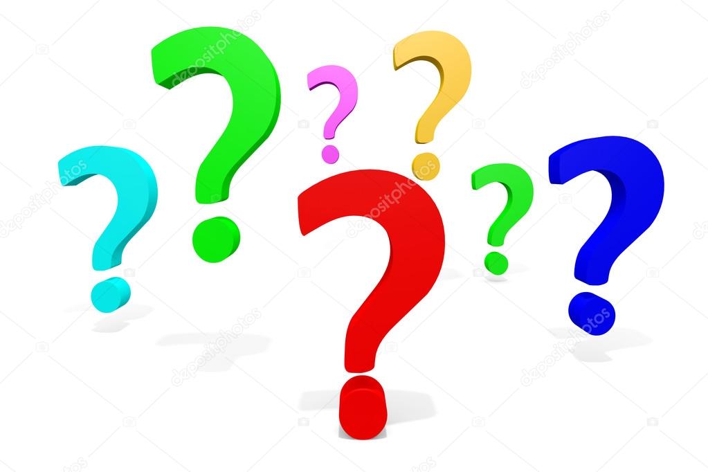 1023x682 Colorful Question Marks. Stock Photo Kovaleff