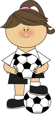 195x400 Soccer Clip Art