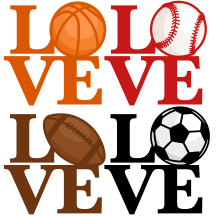 432x432 Love Sports Titles Svg Scrapbook Cut File Cute Clipart Clip Art