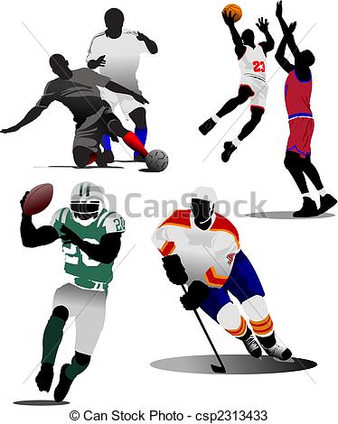 374x470 Sports Team Clipart