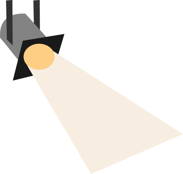 600x569 Colouful Clipart Spotlight