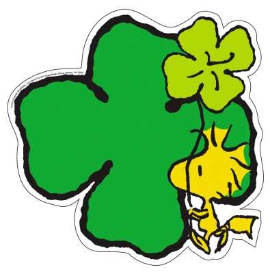 395x400 Peanuts St. Patrick's Day Paper Kids Cut Outs Eureka School