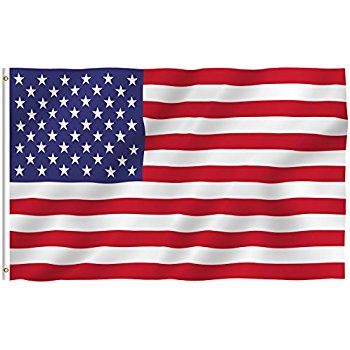 350x350 Us Flag 3x5 Ft (Embroidered Stars