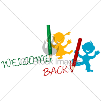 325x325 Sheet Of Paper With Welcome Back Text Gl Stock Images