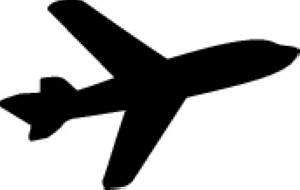 300x190 Airplane Clipart Transparent Background