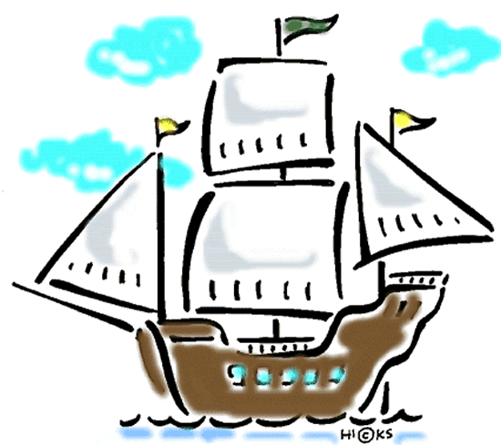 550x489 Immigrant Ship Clipart
