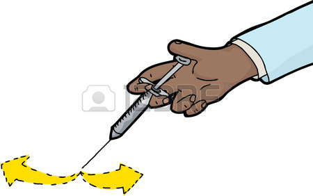 450x282 Cartoon Of Doctor Giving Person A Vaccine Royalty Free Cliparts