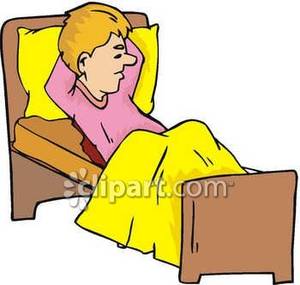 300x285 Man Lying In Bed