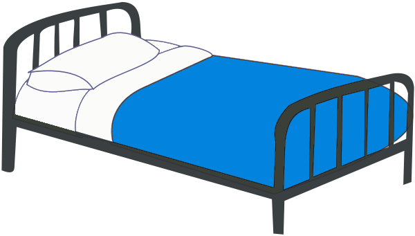 600x341 Bed Clip Art