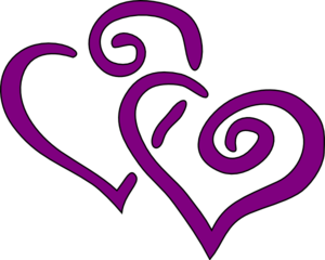 300x240 Interwined Heart Clip Art
