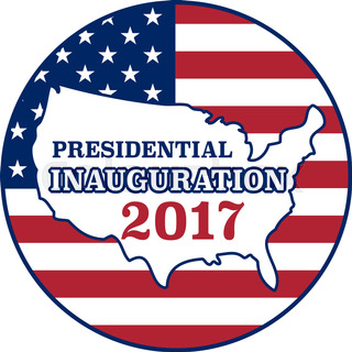 320x320 Vector Presidential Inauguration 2017 Icon. Design Element Stock