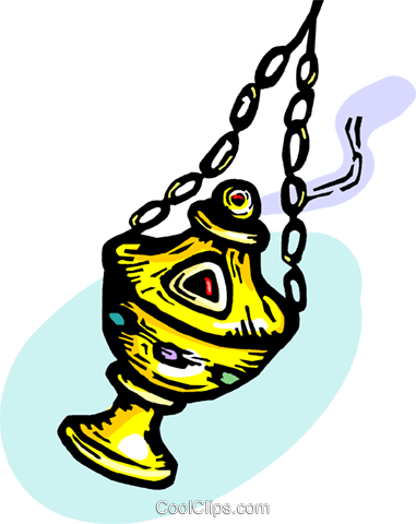 381x480 Incense Royalty Free Vector Clip Art Illustration Vc065632