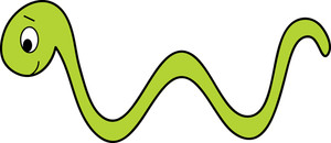 300x130 Free Worm Clip Art Image