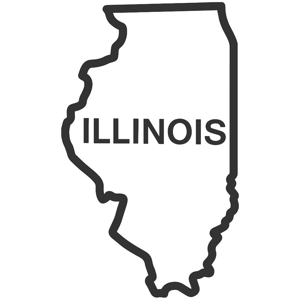 1000x1000 Illinois Clipart
