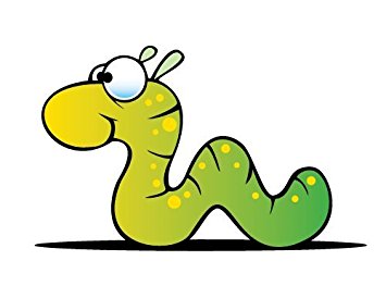 355x274 Inchworm Clipart Cartoon