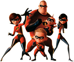 300x255 The Incredibles Family T Shirt Iron On Transfer 8x10 Or 5x7 Light