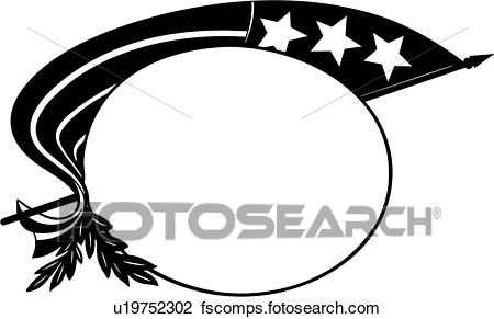 450x291 Clipart Of , 4th Of July, Border, Fancy, Flag, Frame Independence