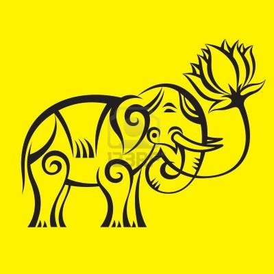 400x400 Indian Elephant Clip Art Clipart Panda