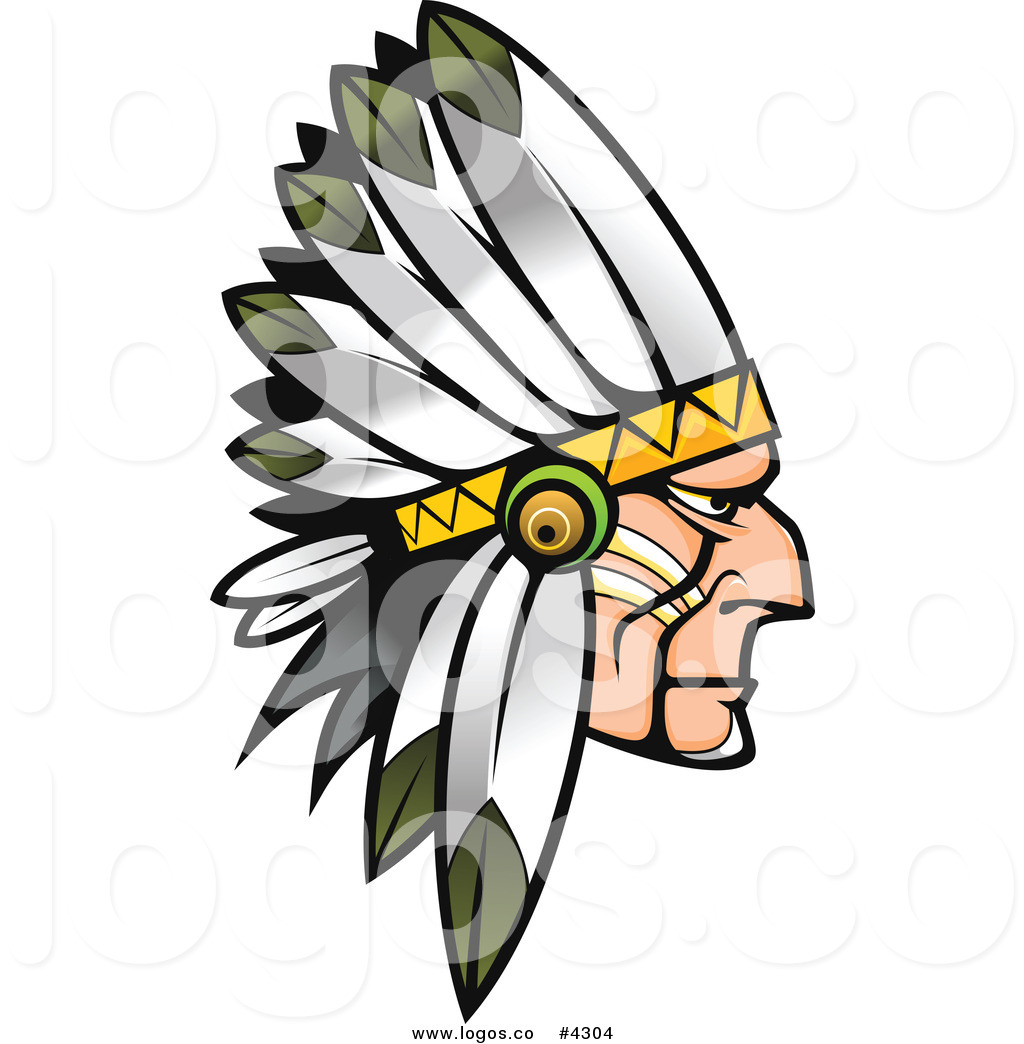 1024x1044 Royalty Free Native American Profile Logo By Vector Tradition Sm