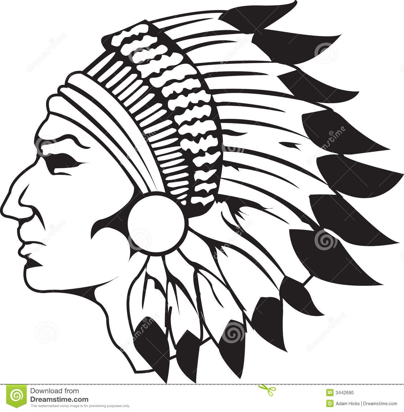 1300x1325 Indians Clipart Indian Headdress