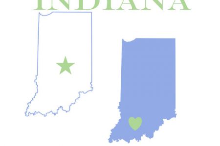 450x300 State Of Indiana Clip Art