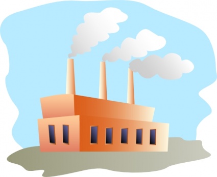 425x348 Industrial Clipart Smokestack