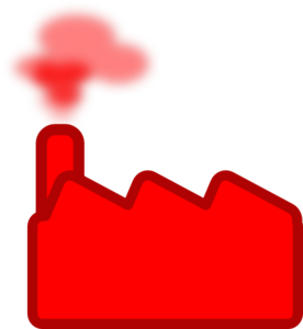 276x300 Red Industrial Clip Art