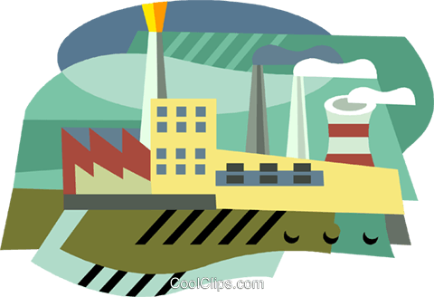 480x328 Industrial Factory Symbol Royalty Free Vector Clip Art